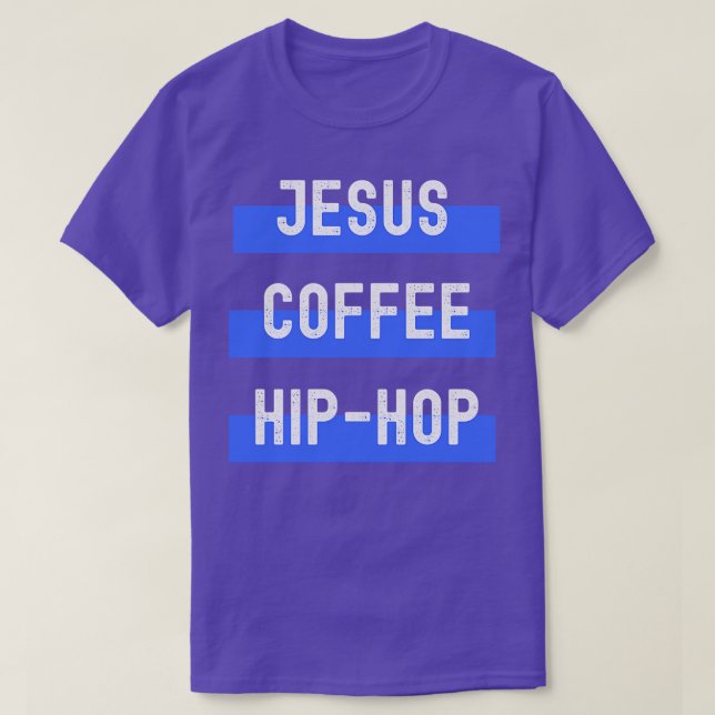 Camiseta Jesus Café Hip Hop (Frente do Design)
