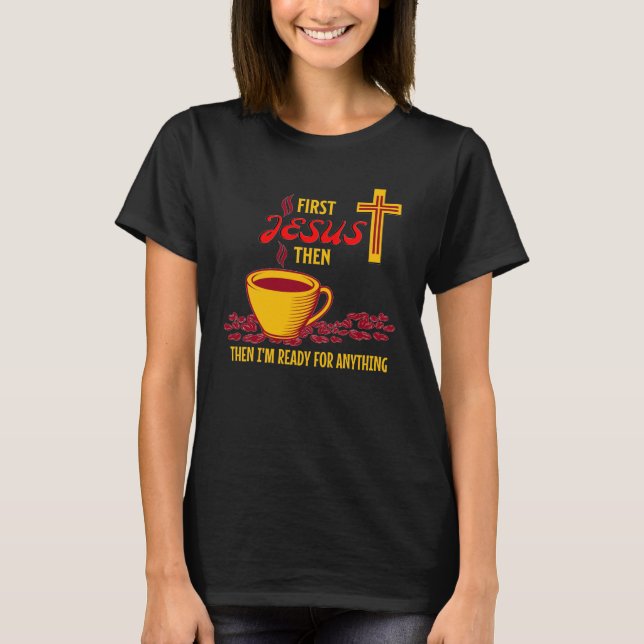 Camiseta Jesus Café Lover (Frente)