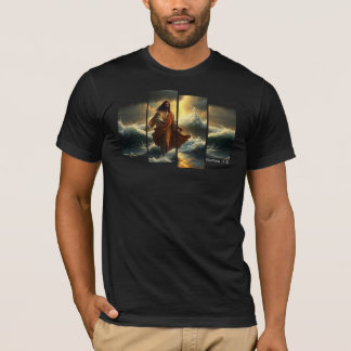 Camiseta Jesus Caminhando Sobre a Água