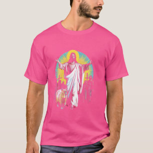 Camiseta Jesus Capybara Whisperer - Religião Cristã Encanta