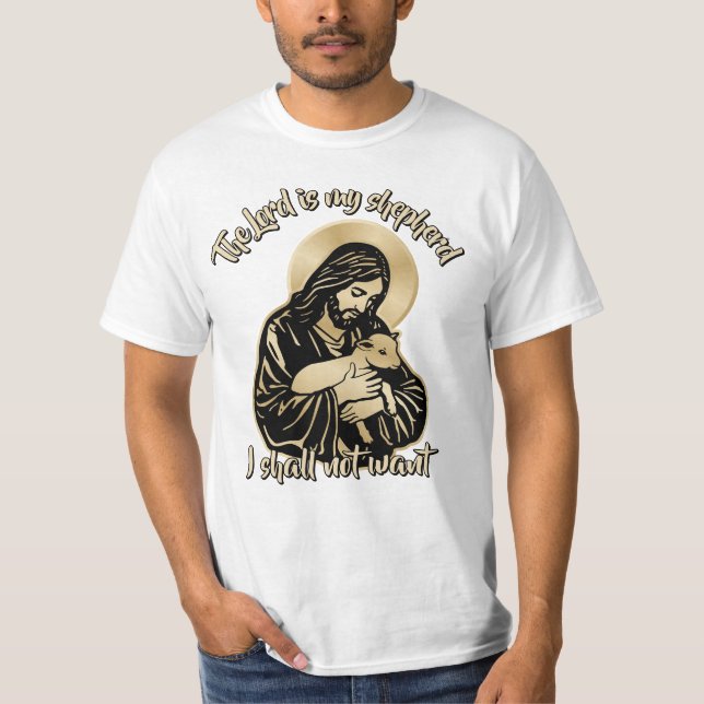 Camiseta Jesus Caring Shepherd (Frente)