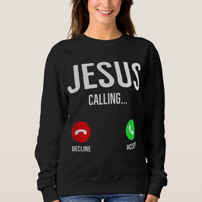 Camiseta Jesus Chamando Telefone Celular Tela de Chamada Ch (Frente)