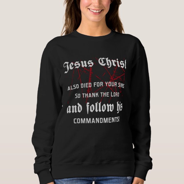 Camiseta Jesus Christ Bible Faith God Christianity (Frente)