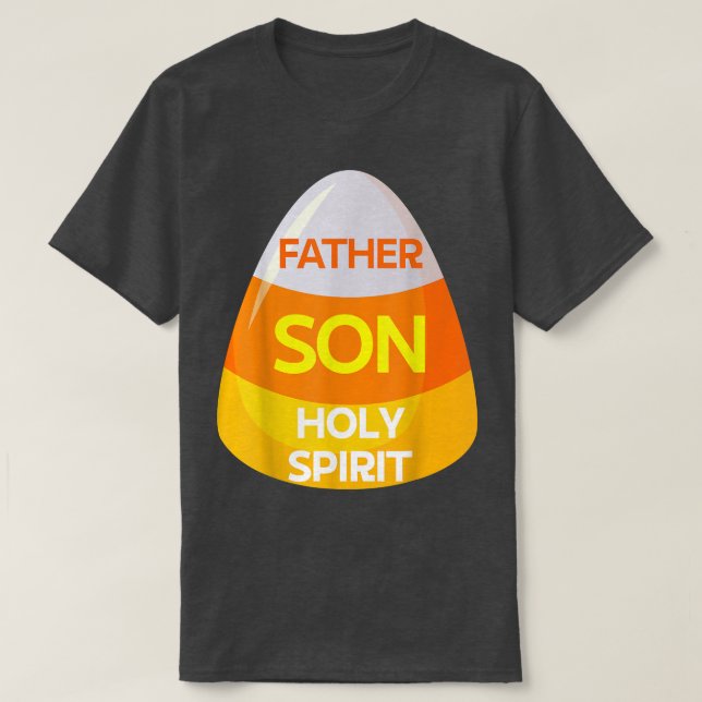 Camiseta Jesus Christian Candy Corn Halloween  (Frente do Design)