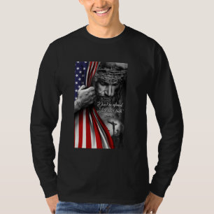 Camiseta Jesus Christian, não tenha medo de ter fé