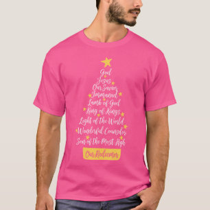 Camiseta Jesus Christian Nosso Redentor Natal Árvore Natal