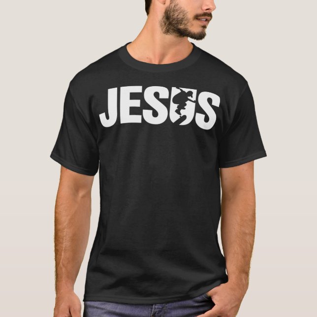 Camiseta Jesus Christian Skateboard Legal Skater Design (Frente)