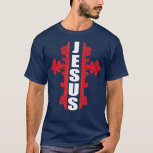 Camiseta Jesus com chá cruzado