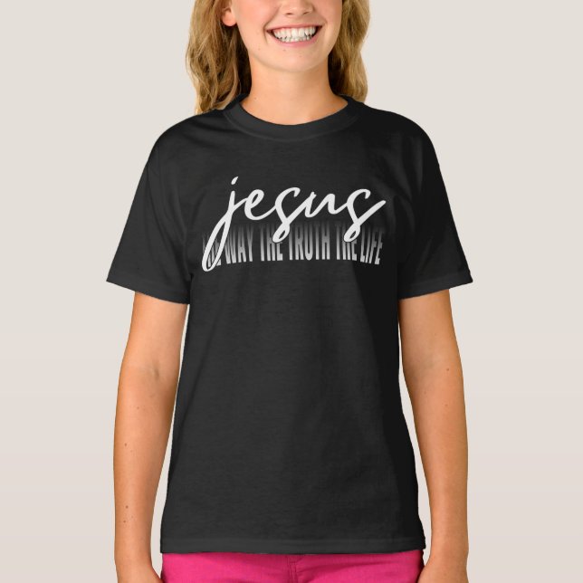 Camiseta Jesus Como A Verdade A Vida (Frente)