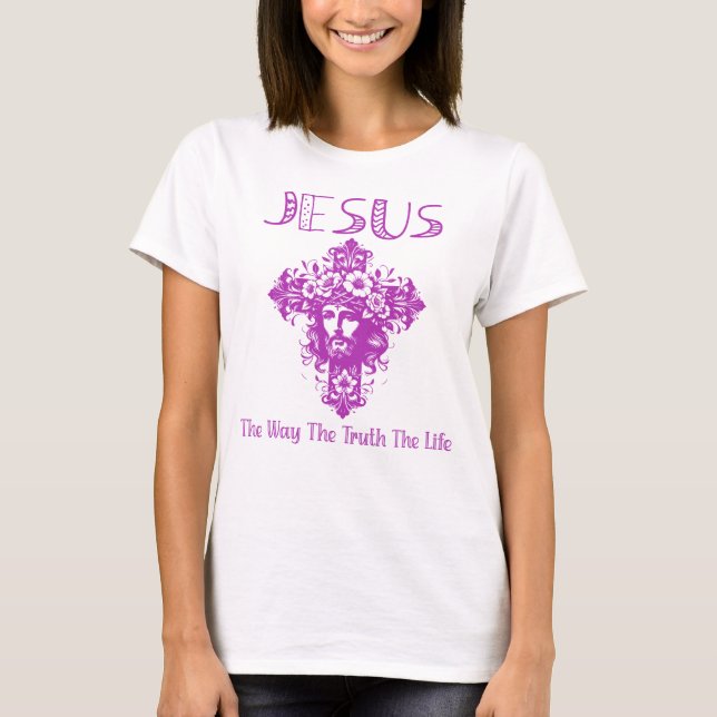 Camiseta Jesus Como A Verdade A Vida (Frente)