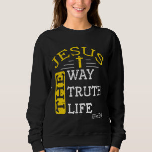 Camiseta Jesus Como A Verdade A Vida John 146 Bíblia Ve