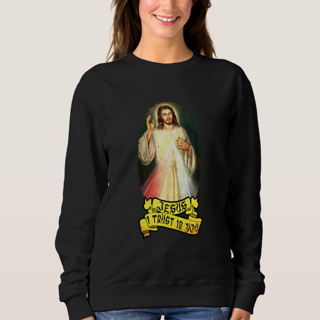 Camiseta Jesus, Confio Em Sua Pessoa Católica (Frente)
