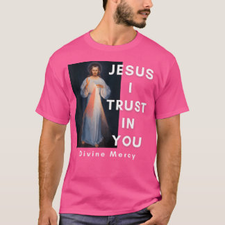 Camiseta Jesus, Confio Em Você, Compaixão Católico Divino