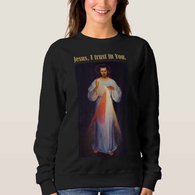 Camiseta Jesus, confio em você Compaixão divino (Frente)