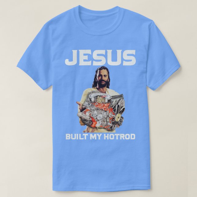 Camiseta Jesus Construiu meu HotRod (Frente do Design)
