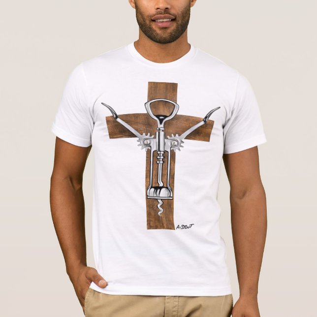 CAMISETA  JESUS CORKSCREW (Frente)