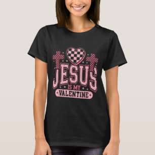 Camiseta Jesus Cristão é o meu Dia dos Namorados Religioso