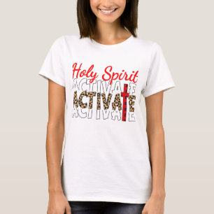 Camiseta Jesus Cristãos Espírito Santo Ativa Me Religioso