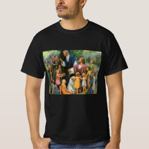 Camiseta Jesus Cristo Abençoando Crianças, Religião Antiga