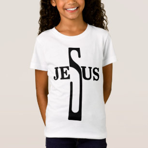 Camiseta Jesus Cristo Atravessa a fé cristã em Deus Sente E