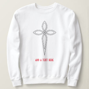 Camiseta Jesus Cristo Cross Sweshirt