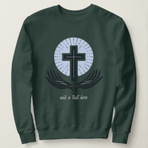 Camiseta Jesus Cristo Cross Sweshirt