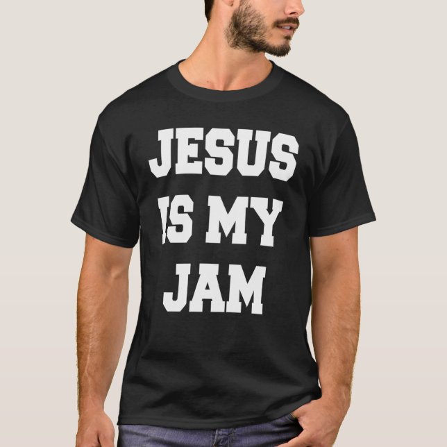 Camiseta Jesus Cristo É Meu Jam Christian Dizendo Cotas Pa (Frente)