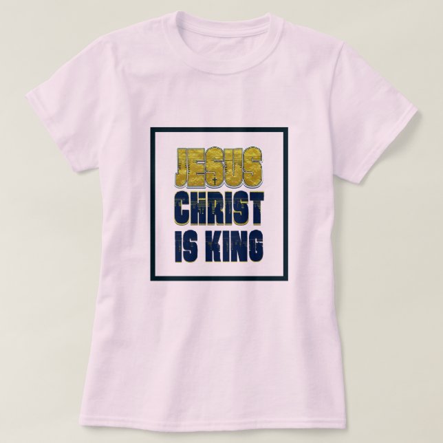 Camiseta Jesus Cristo É Rei (Frente do Design)