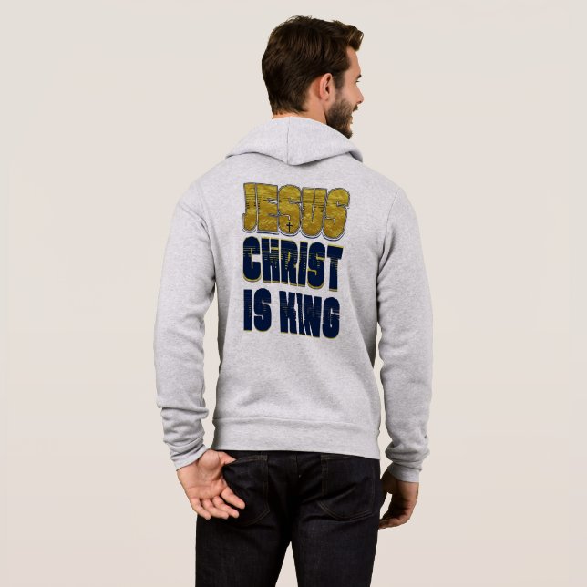 Camiseta Jesus Cristo É Rei Cristão (Parte Traseira Completa)