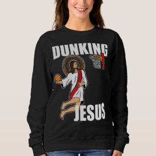 Camiseta Jesus Cristo Jogando Basquete, Christian Dunking