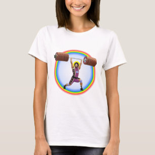 Camiseta Jesus Cristo Limpo e Jerk mais de 1.000 libras