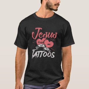 Camiseta Jesus Cristo Me Ama E Meus Presentes Da Igreja Tat