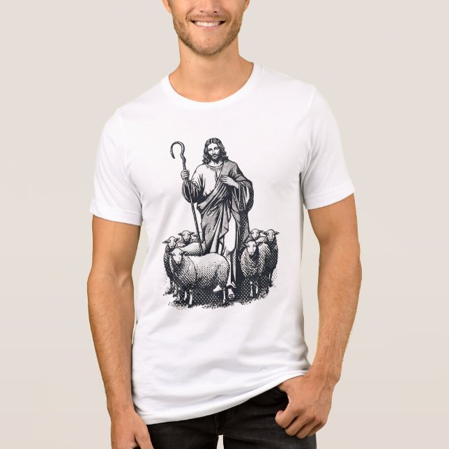 Camiseta Jesus Cristo o bom pastor (Frente)