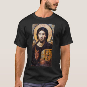 Camiseta Jesus Cristo Pantocrator Sinai Ortodox Christian