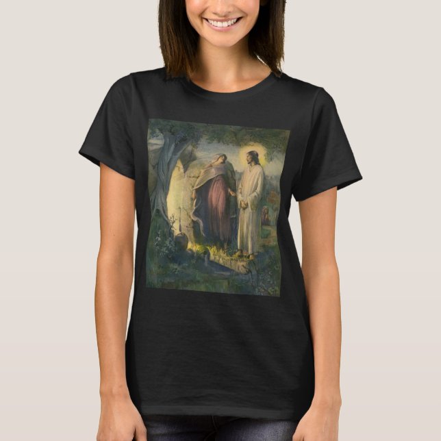 Camiseta Jesus Cristo Risen by the Tomb by ML Greer (Frente)