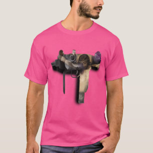 Camiseta Jesus Cristo Uzi Rosa Dove Flor Da Vida