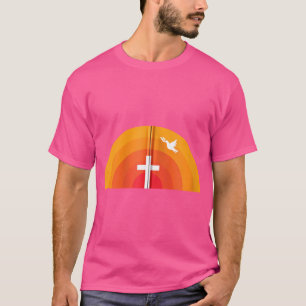Camiseta Jesus Cruzando A Porta Do Sol Com Fé De Ramo De Ol