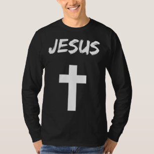 Camiseta Jesus Cruzando Igreja Cristã Religião de Deus