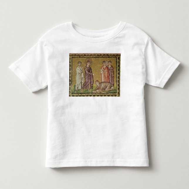 Camiseta Jesus Curta a Mulher que Sangra (Frente)