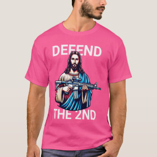 Camiseta Jesus Defende A Emenda Ao segundo Pat Da Constitui