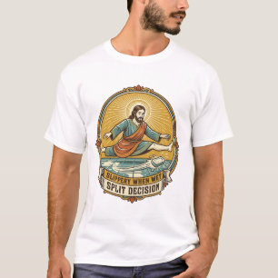 Camiseta Jesus Derrubou Sabão Molhado Escorregando no Chão 