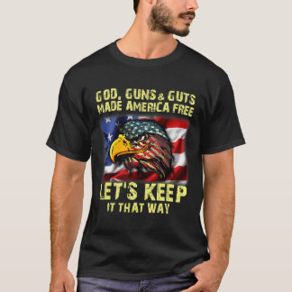 Camiseta Jesus Deus Arma E Artes Fizeram Com Que A América