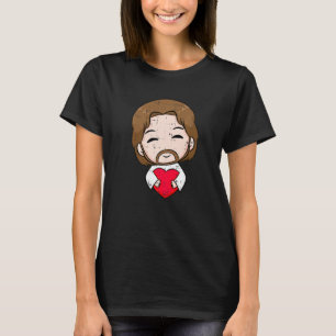 Camiseta Jesus Dia de os namorados Legal Cristo Cristo Amor