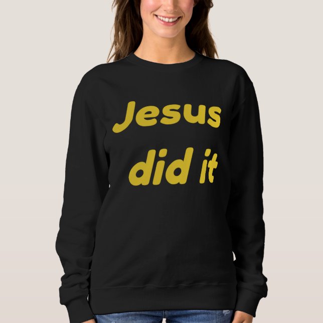 Camiseta Jesus Did It Jesus Christ (Frente)