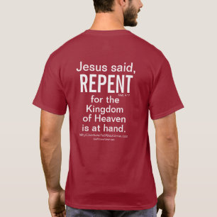 Camiseta Jesus disse Repent