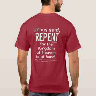 Camiseta Jesus disse Repent