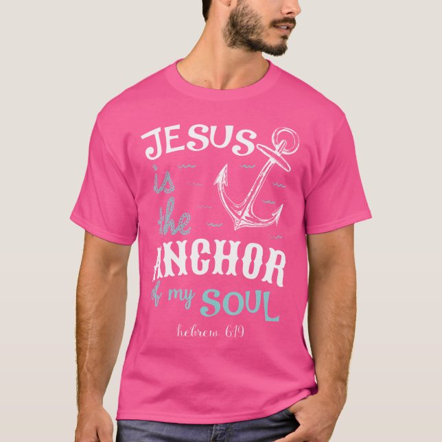 Camiseta Jesus É A Âncora Da Minha Alma (Frente)