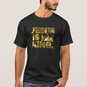 Camiseta Jesus é a citação da Bíblia cristã-rei