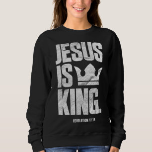 Camiseta Jesus é a citação da Bíblia cristã-rei