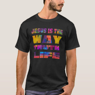 Camiseta JESUS É A FORMA VERDADEIRA DE VIDA Cristian Faith